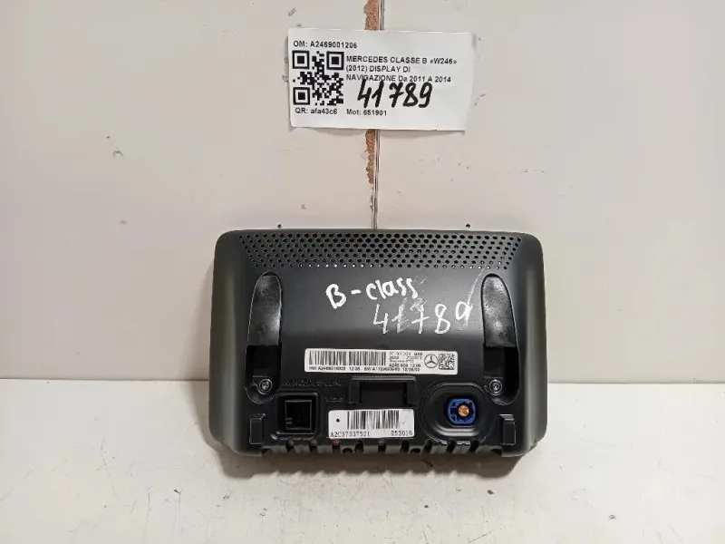 Display DI Navigazione A2469001206 Mercedes Classe B W246 2012