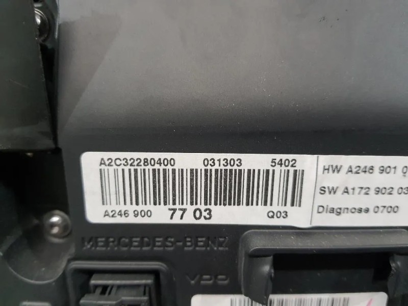 Display DI Navigazione A2469007703 A2469010001 Mercedes Classe B W246 2012