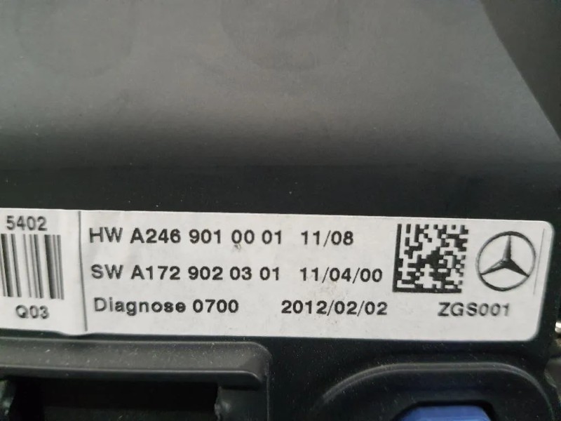 Display DI Navigazione A2469007703 A2469010001 Mercedes Classe B W246 2012