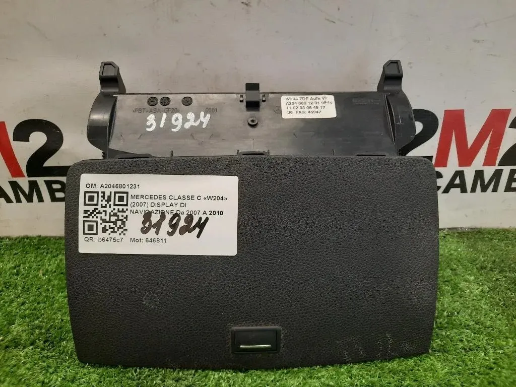 Display DI Navigazione A2046801231 Mercedes Classe C W204 2007