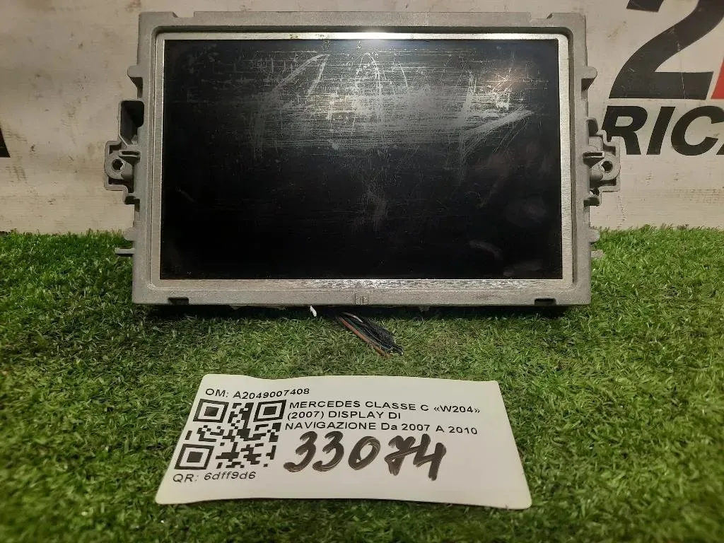 Display DI Navigazione A2049007408 Mercedes Classe C W204 2007