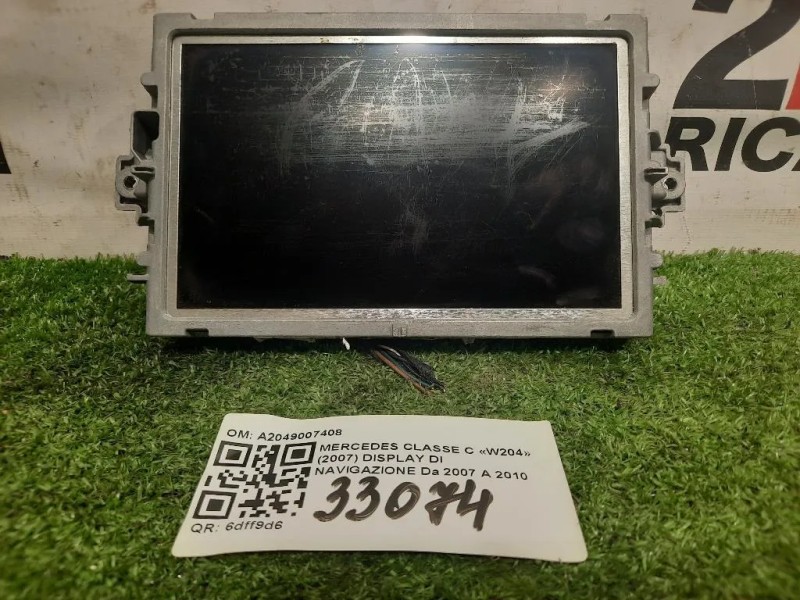 Display DI Navigazione A2049007408 Mercedes Classe C W204 2007