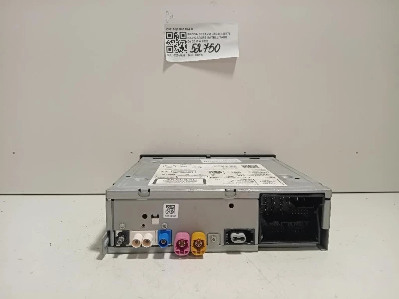Navigatore Satellitare 5Q0 035 874 B Skoda Octavia 5E3 2017