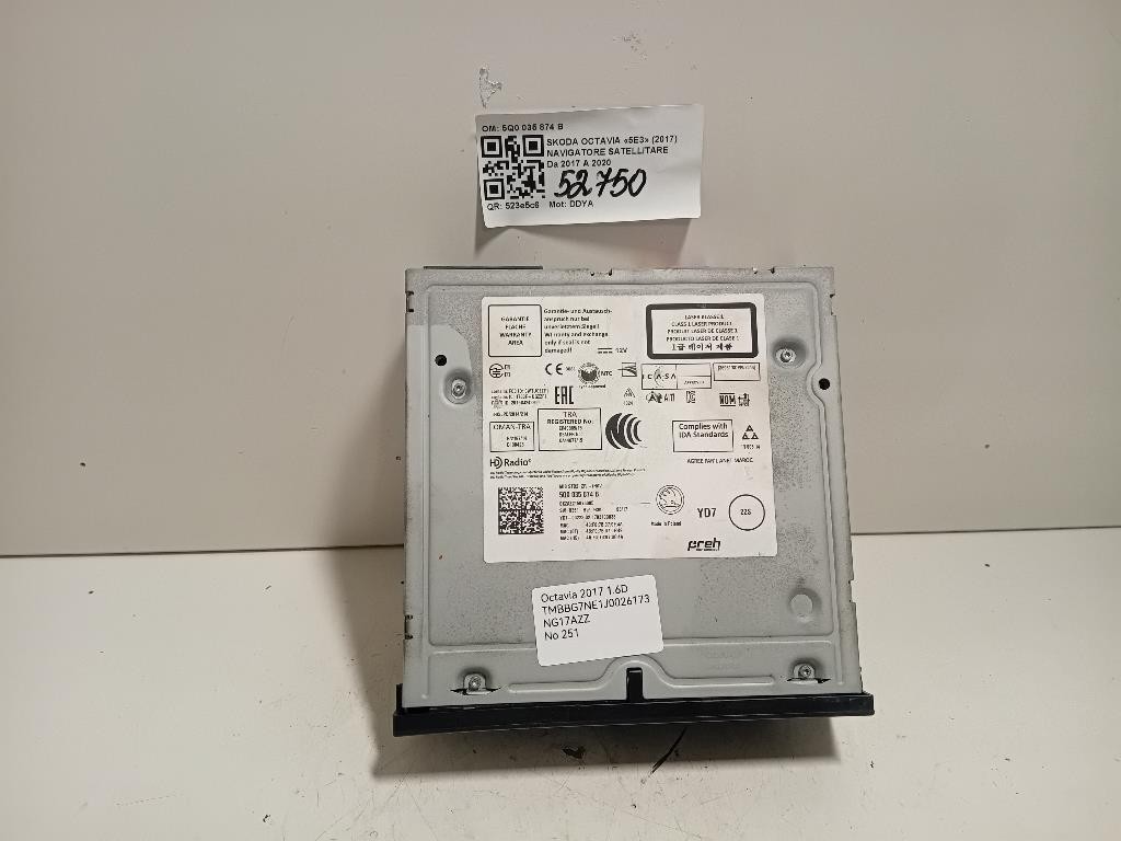 Display DI Navigazione A2C37337200 Mercedes Classe C W204 2011