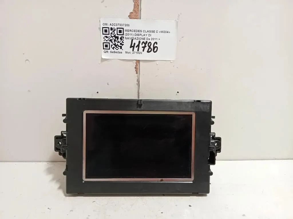 Display DI Navigazione A2C37337200 Mercedes Classe C W204 2011