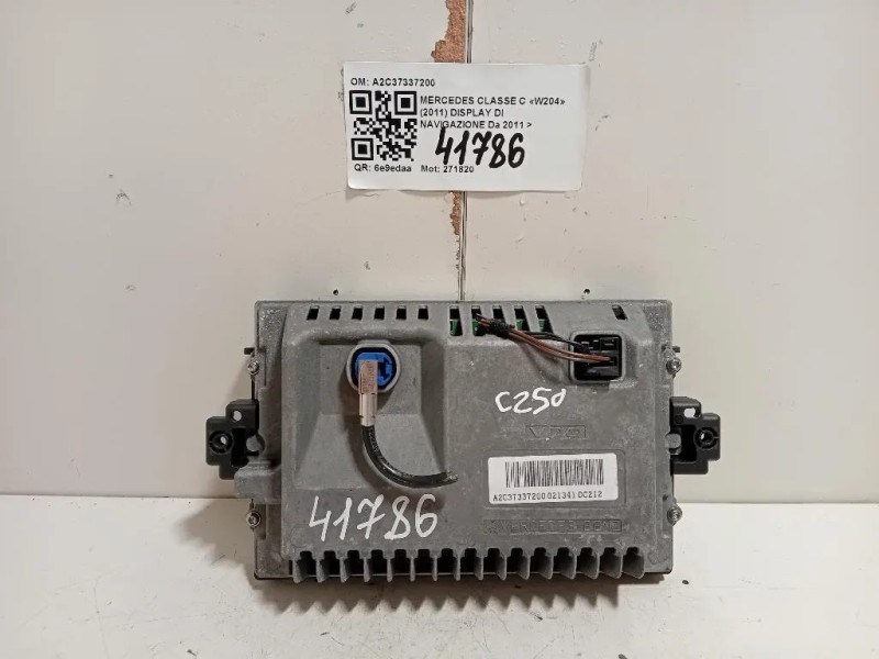 Display DI Navigazione A2C37337200 Mercedes Classe C W204 2011