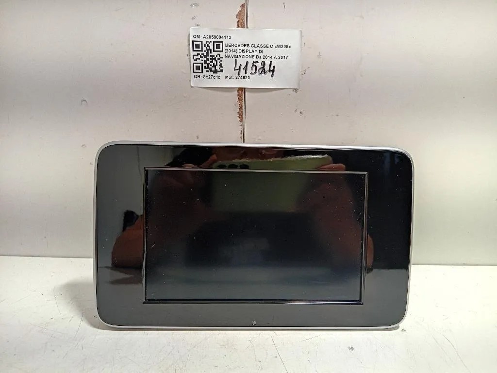 Display DI Navigazione A2059004113 Mercedes Classe C W205 2014