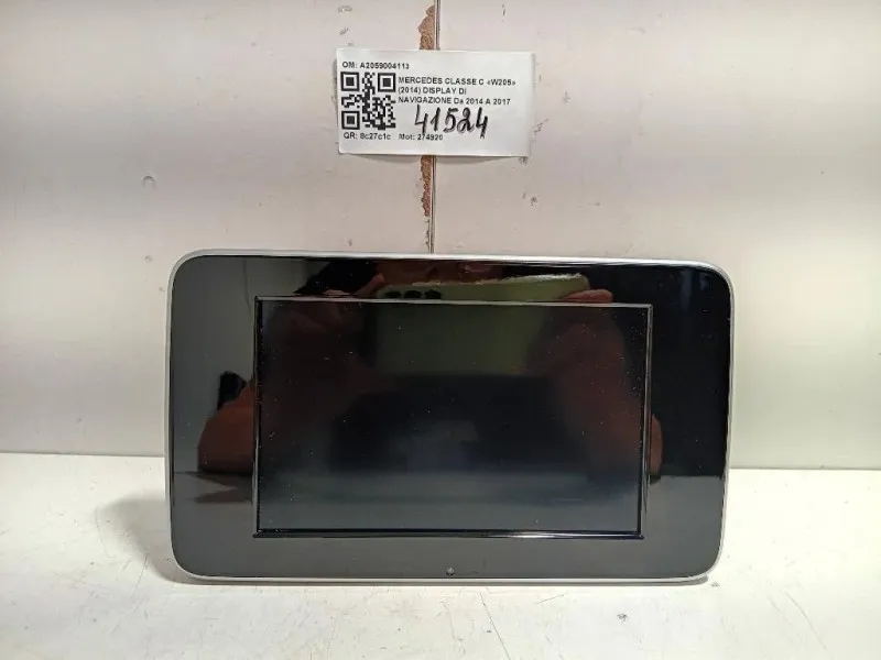 Display DI Navigazione A2059004113 Mercedes Classe C W205 2014