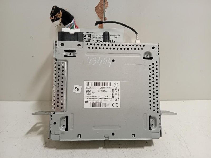 Navigatore Satellitare A4539006502 Smart Forfour 453 2015