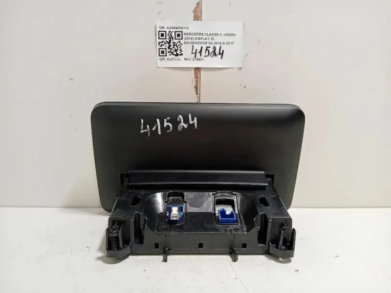 Display DI Navigazione A2059004113 Mercedes Classe C W205 2014