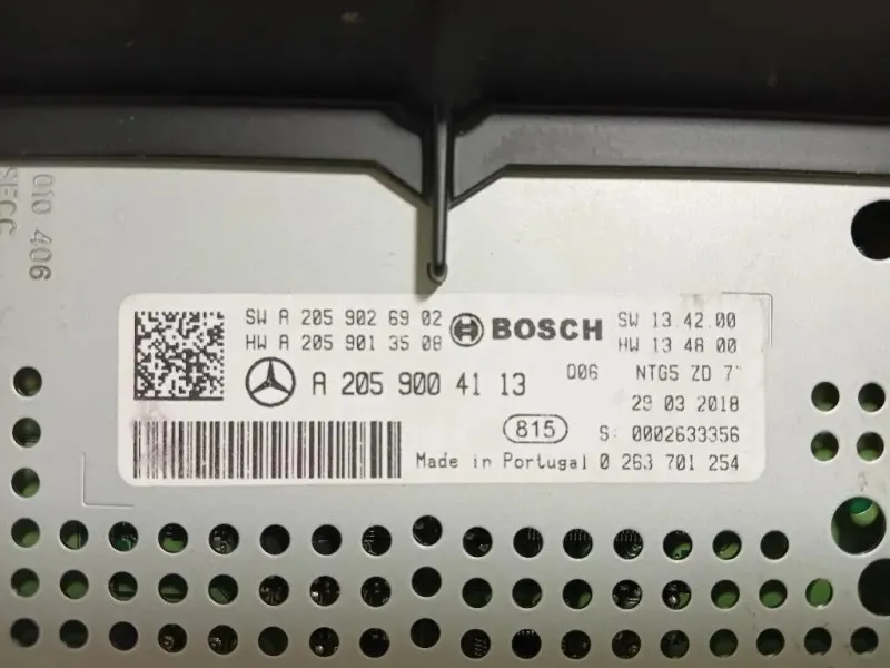 Display DI Navigazione A2059004113 Mercedes Classe C W205 2014