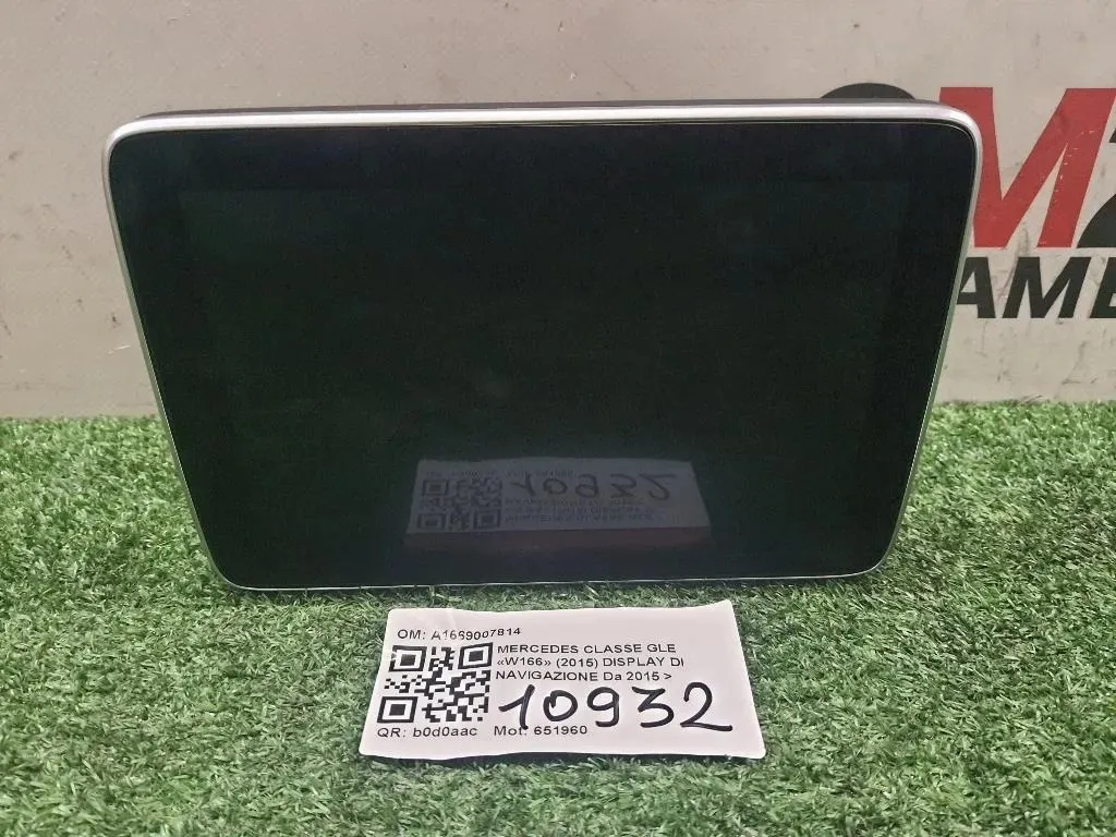 Display DI Navigazione A1669007814 Mercedes Classe GLE W166 2015