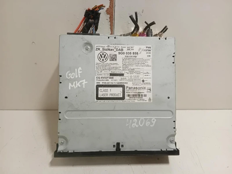 Navigatore Satellitare 5G0 035 858 5G0035858 Volkswagen GOLF VII 2013