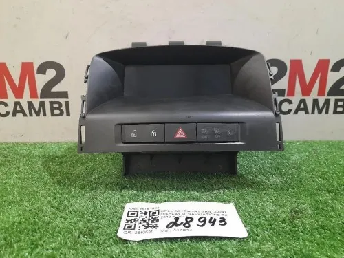 Display DI Navigazione 18781835 Opel Astra J 2010