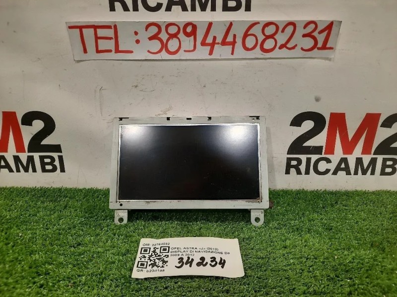 Display DI Navigazione 22764032 Opel Astra J 2012