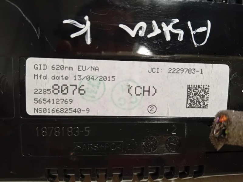 Display DI Navigazione 22858076 Opel Astra J 2012