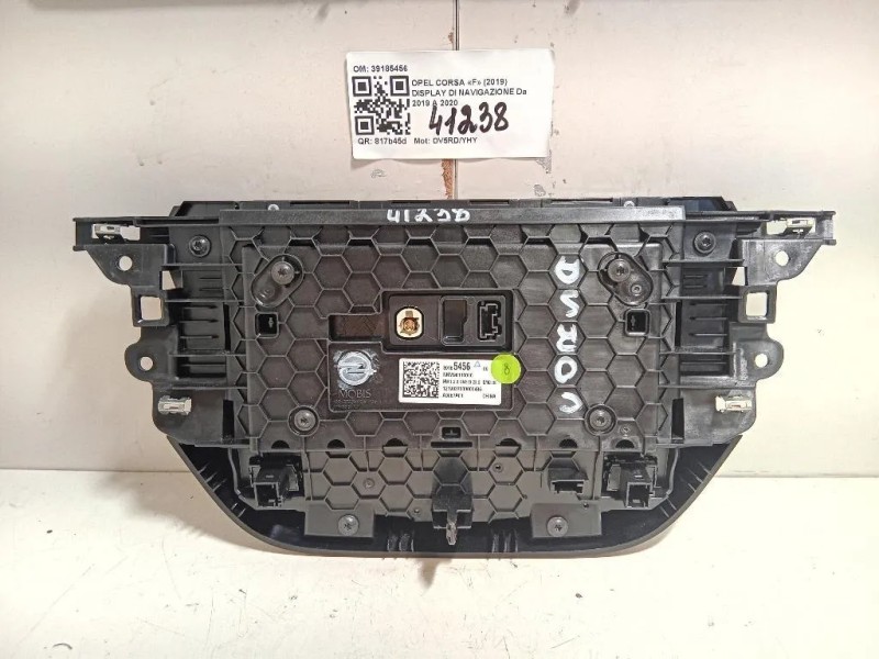 Display DI Navigazione 39185456 Opel Corsa F 2019