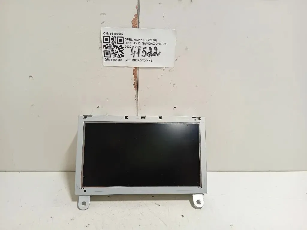 Display DI Navigazione 95196687 Opel Mokka B 2020