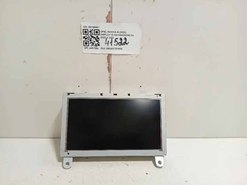 Display DI Navigazione 95196687 Opel Mokka B 2020