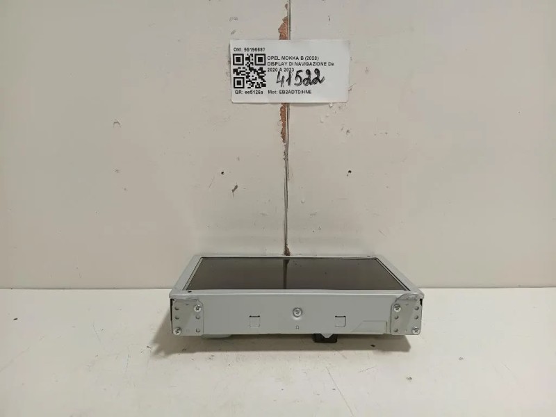 Display DI Navigazione 95196687 Opel Mokka B 2020