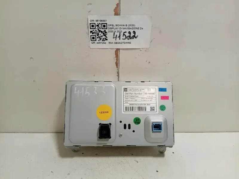 Display DI Navigazione 95196687 Opel Mokka B 2020