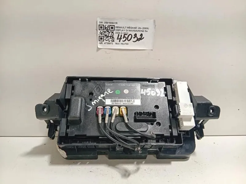 Display DI Navigazione 259150931R Renault Mégane III 2009