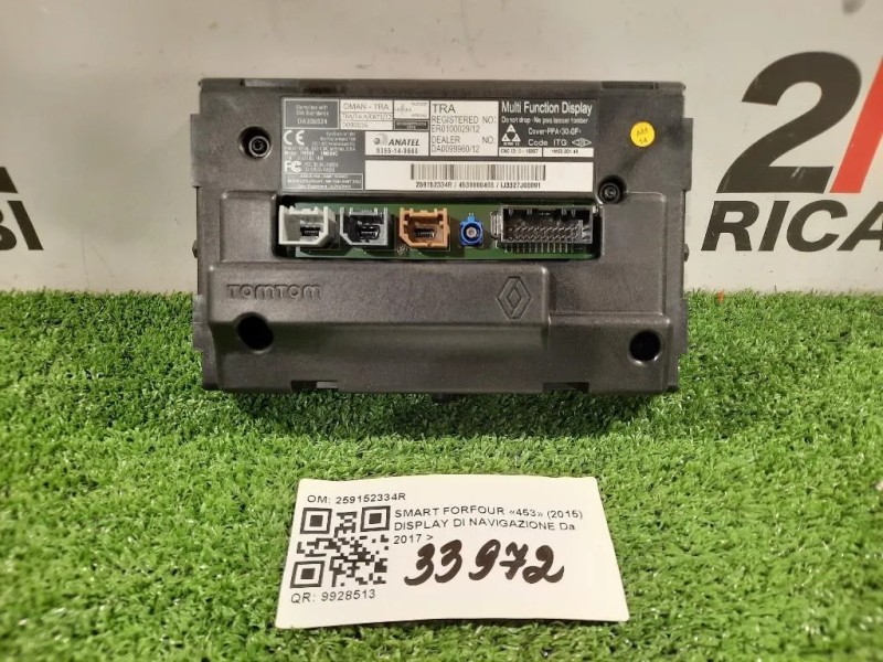Display DI Navigazione 259152334R Smart Forfour 453 2015