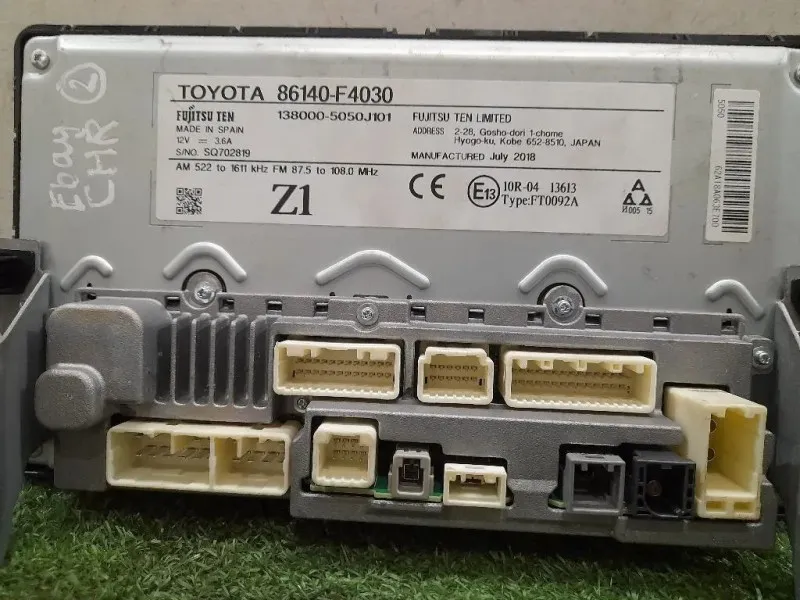 Display DI Navigazione 86140F4030 Toyota C-HR 2016