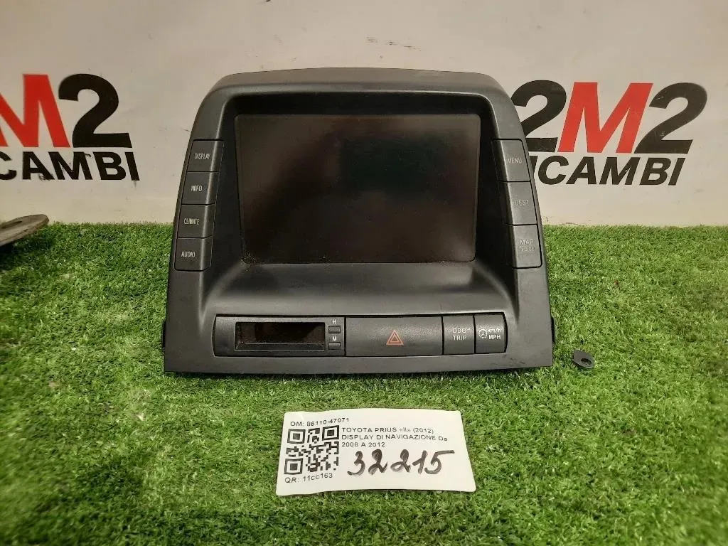 Display DI Navigazione 86110-47071 Toyota Prius II 2012