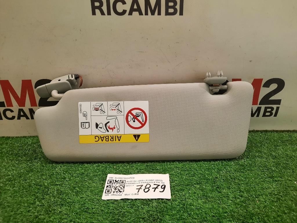 Pannello Parasole DX 8U0857552H7C0 Audi A4 8K5 Avant 2012