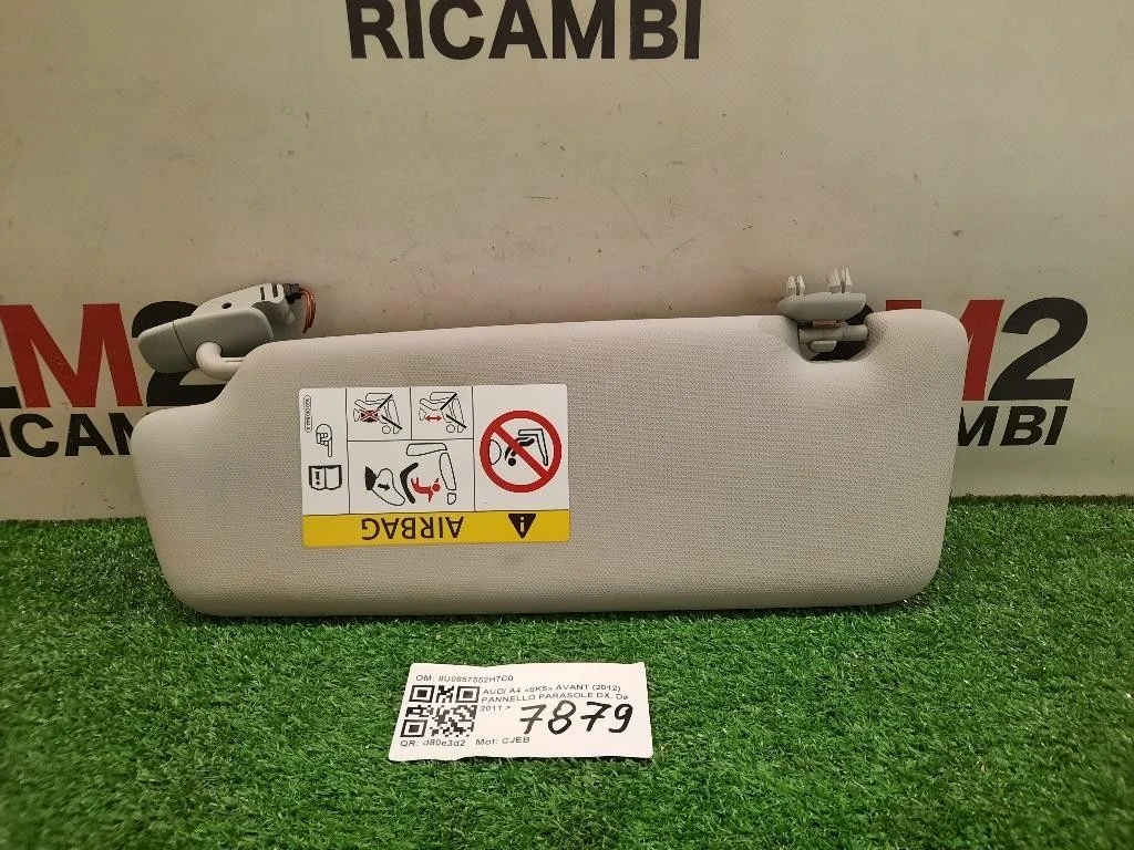 Pannello Parasole DX 8U0857552H7C0 Audi A4 8K5 Avant 2012