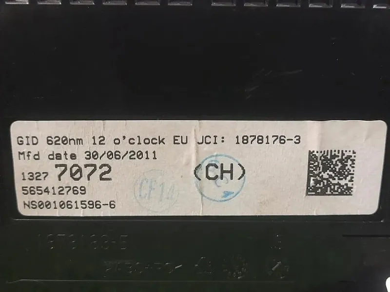 Display Head-up COPERCHIO DISPLAY 1878183-5 Opel Meriva B 2010