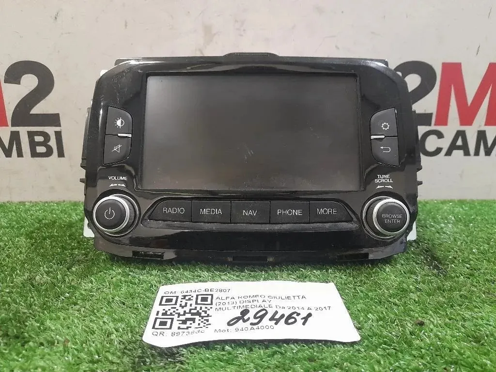 Display Multimediale 6434C-BE2807 Alfa Romeo Giulietta 2013