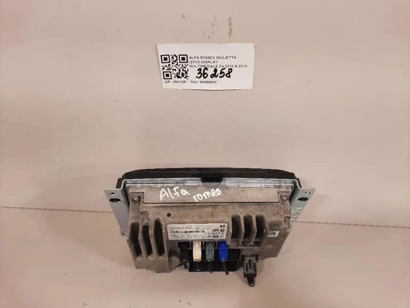 Display Multimediale 6434C-BE2807 Alfa Romeo Giulietta 2013
