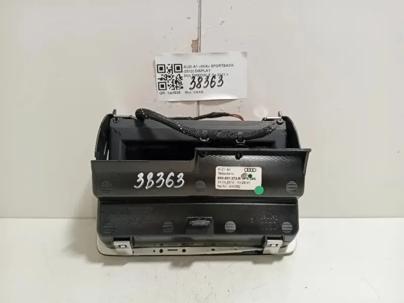Display Multimediale Audi A1 8XA Sportback 2012