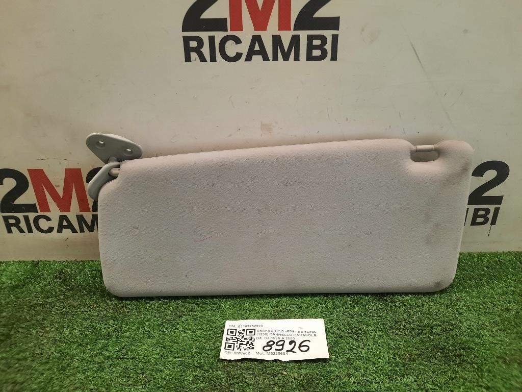 Pannello Parasole DX 51162252920 Bmw Serie 5 E39 Berlina 1996