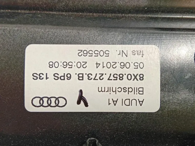 Display Multimediale 8X0 857 273 B Audi A1 8XA Sportback 2012