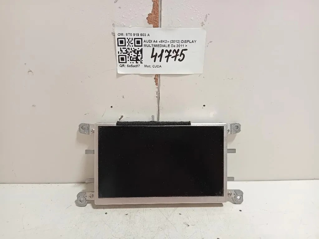 Display Multimediale 8T0 919 603 A Audi A4 8K2 2012