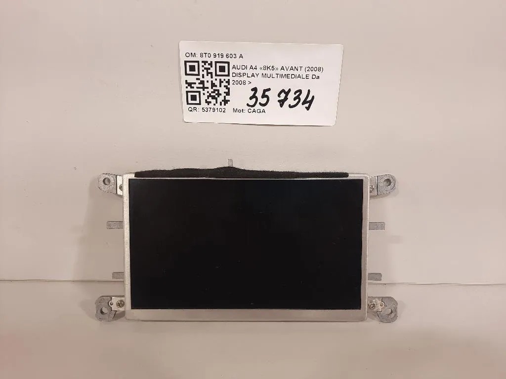 Display Multimediale 8T0 919 603 A Audi A4 8K5 Avant 2008