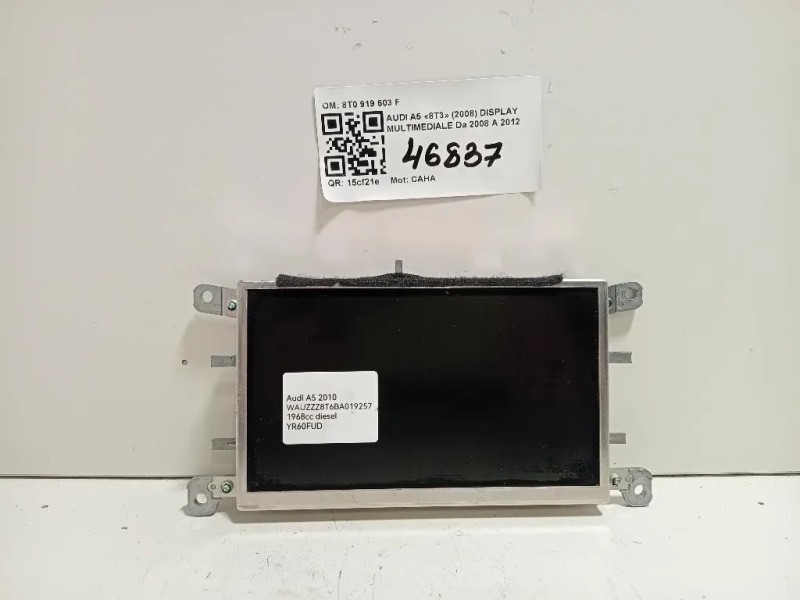 Display Multimediale 8T0 919 603 F Audi A5 8T3 2008
