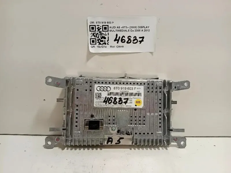 Display Multimediale 8T0 919 603 F Audi A5 8T3 2008