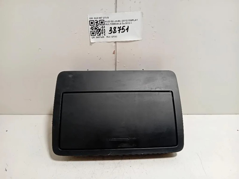 Display Multimediale 8U0 857 273 B Audi Q3 8UB 2012