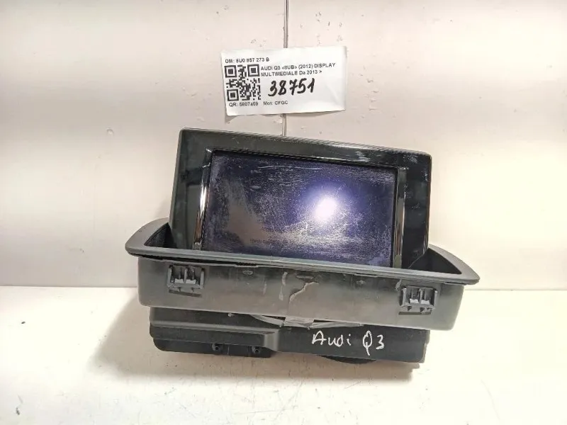 Display Multimediale 8U0 857 273 B Audi Q3 8UB 2012