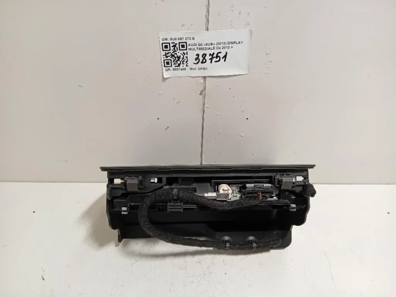Display Multimediale 8U0 857 273 B Audi Q3 8UB 2012