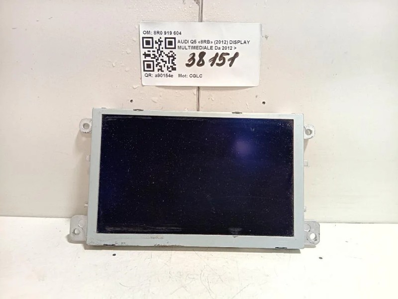 Display Multimediale 8R0919604 Audi Q5 8RB 2012 Display Multimediale 8R0919604 Audi Q5 8RB 2012