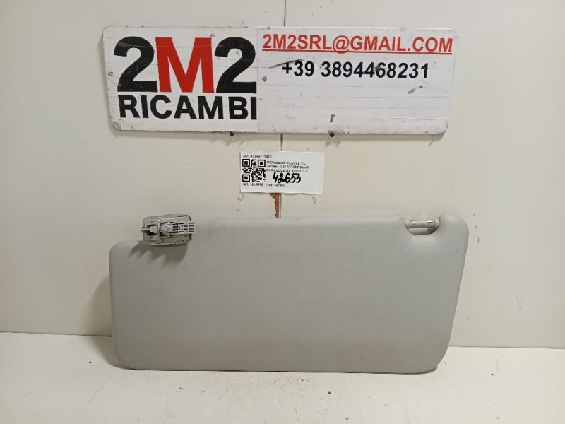 Pannello Parasole DX A0068173920 Mercedes Classe ML W166 2012