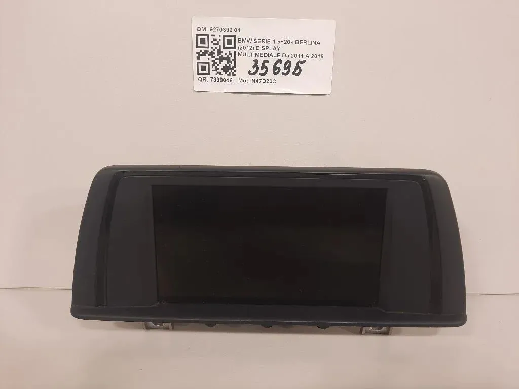 Display Multimediale 9270392 04 Bmw Serie 1 F20 Berlina 2012