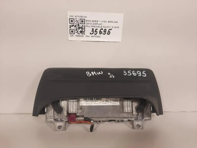 Display Multimediale 9270392 04 Bmw Serie 1 F20 Berlina 2012