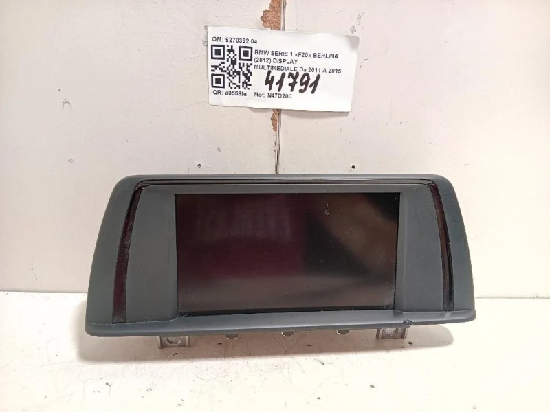Display Multimediale 9270392 04 Bmw Serie 1 F20 Berlina 2012