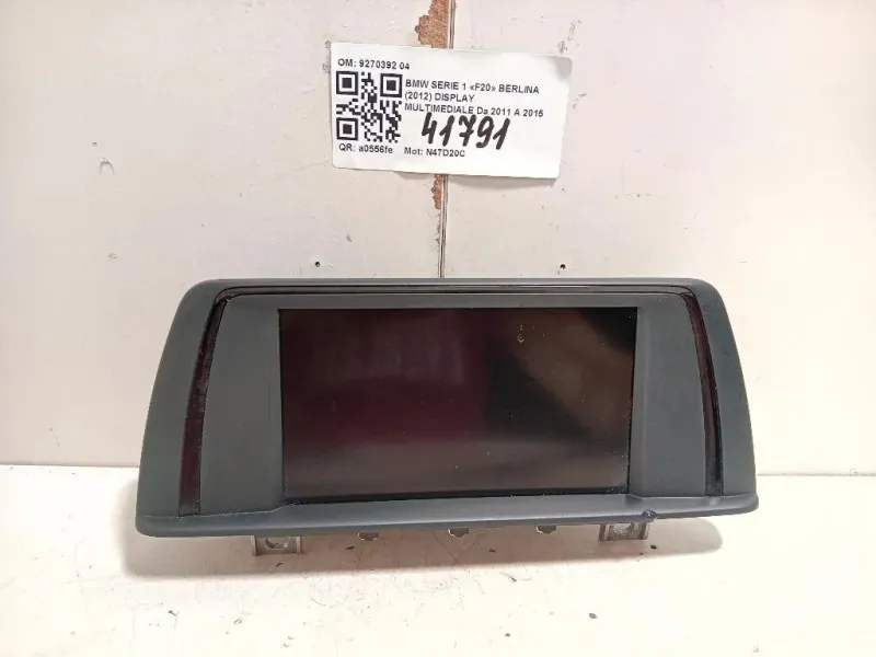 Display Multimediale 9270392 04 Bmw Serie 1 F20 Berlina 2012